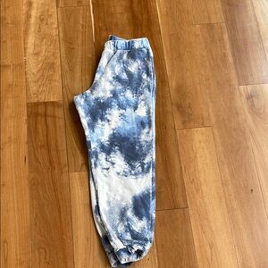 Zella Womens Blue Tie-Dye Joggers - size small